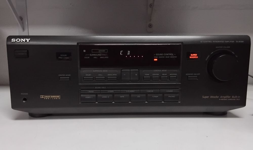 SONY amplificador TA-AV581