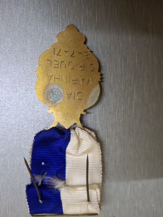 Medalha marinha antiga vintage