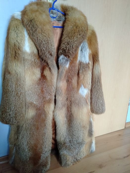 Futro naturalne z lisa  stan idealny