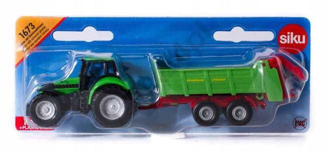 Trefl siku 1673 traktor z przyczepą
