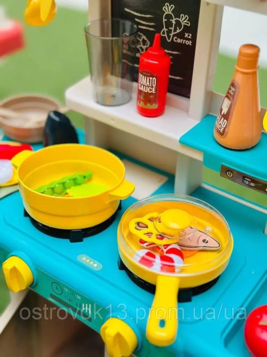 Нова! Дитяча кухня, вода, пар, світло, звук. Накормить в сіх ляльок