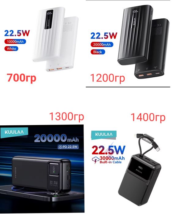 НОВИНКА!Повер банк 20000ма 22.5w Baseus