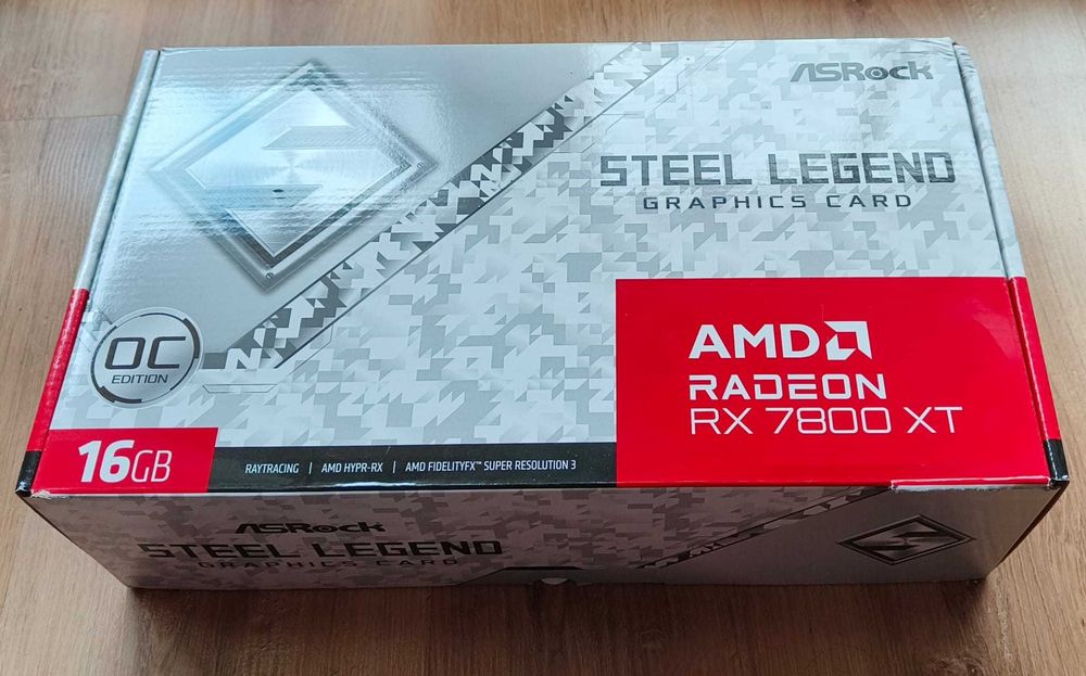 ASRock Radeon RX 7800 XT Steel Legend OC 16GB