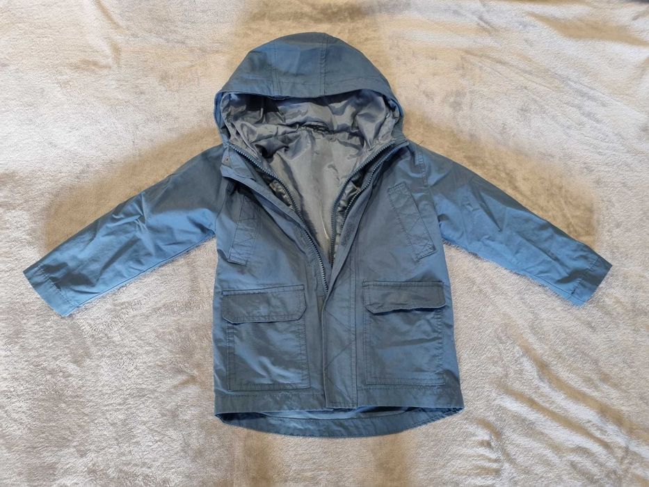 Kurtka 3w1 chłopięca zimowa r. 104 kurteczka płaszczyk jesień zima