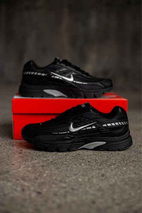 Кросівки Nike Initiator Black Silver• Найк Чоловічі (чорні),nike initiator