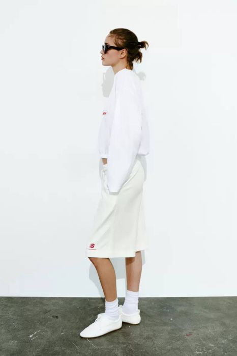 Костюм спортивний літній з принтом ZARA