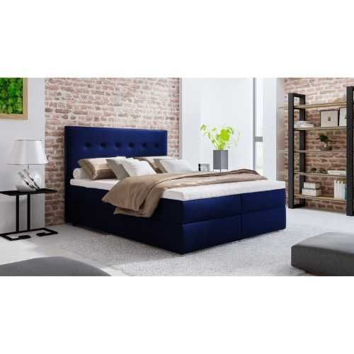 Łóżko kontynentalne BARI 120, 140, 160 x200 tapicerowane SYPIALNIA