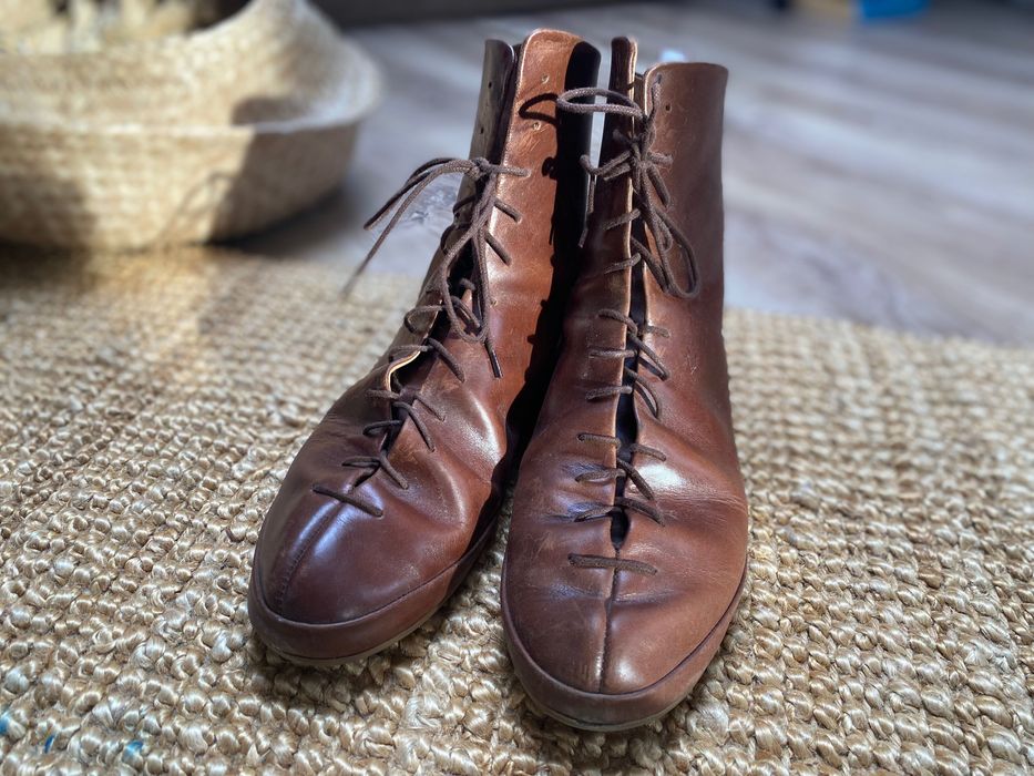 Botki skórzane Bałagan Studio Rocky 41 brąz