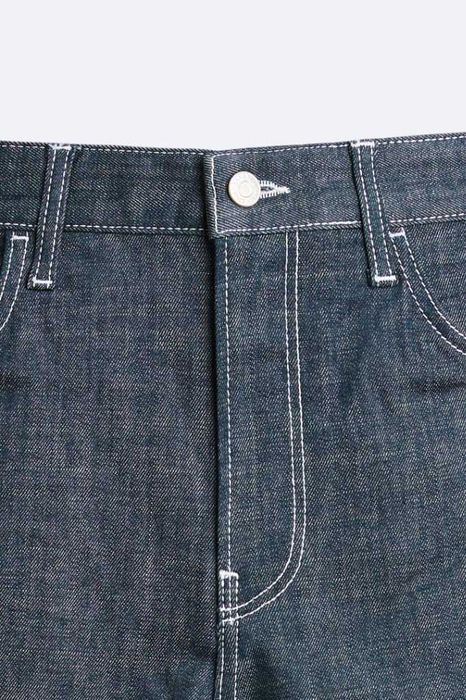 ZARA spodnie męskie straight z suwakami 46