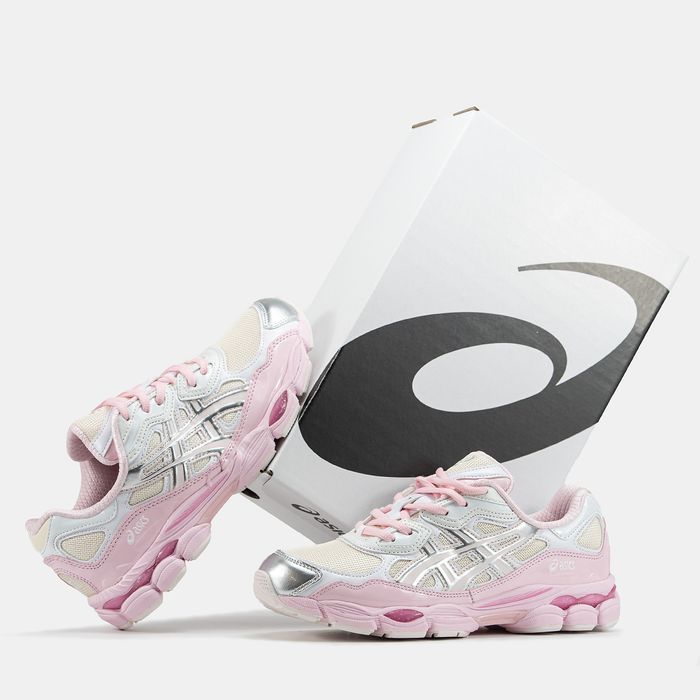 Кросівки Кроссовки Asics Gel-NYC Рожево Сірі Кросовки демісезон