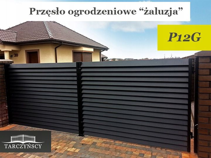Brama Przęsło Ogrodzenie Żaluzja wzór N11 NA WYMIAR Tarczyńscy FV-Va