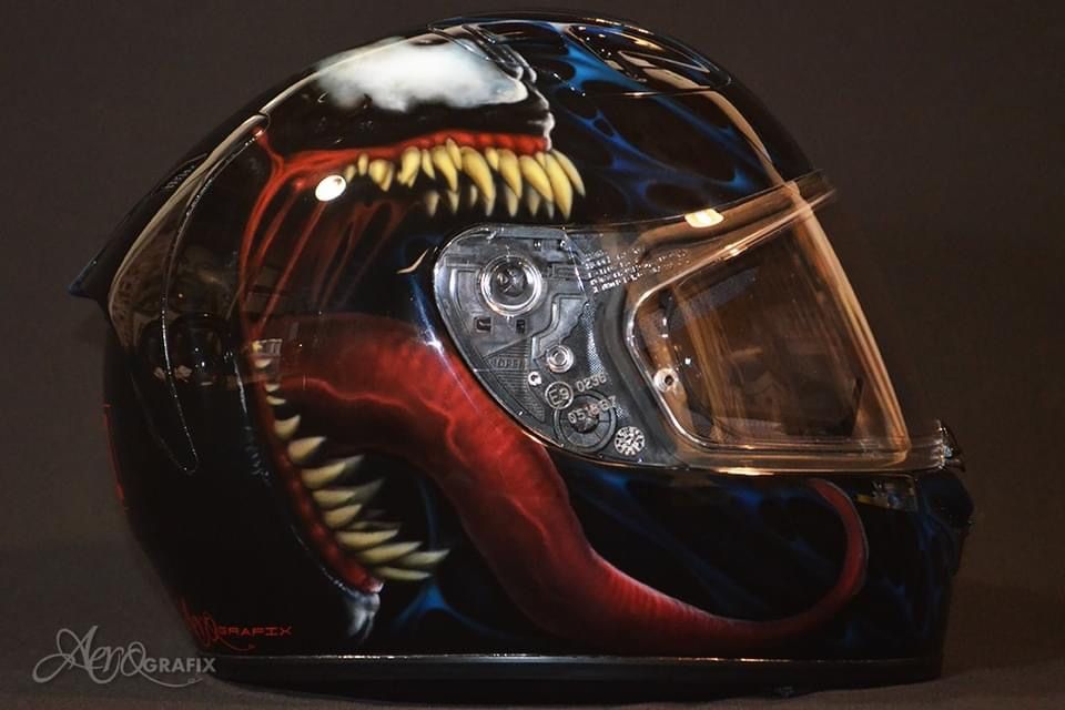 Kask HJC FG-ST Gridan MC1SF - malowane VENOM