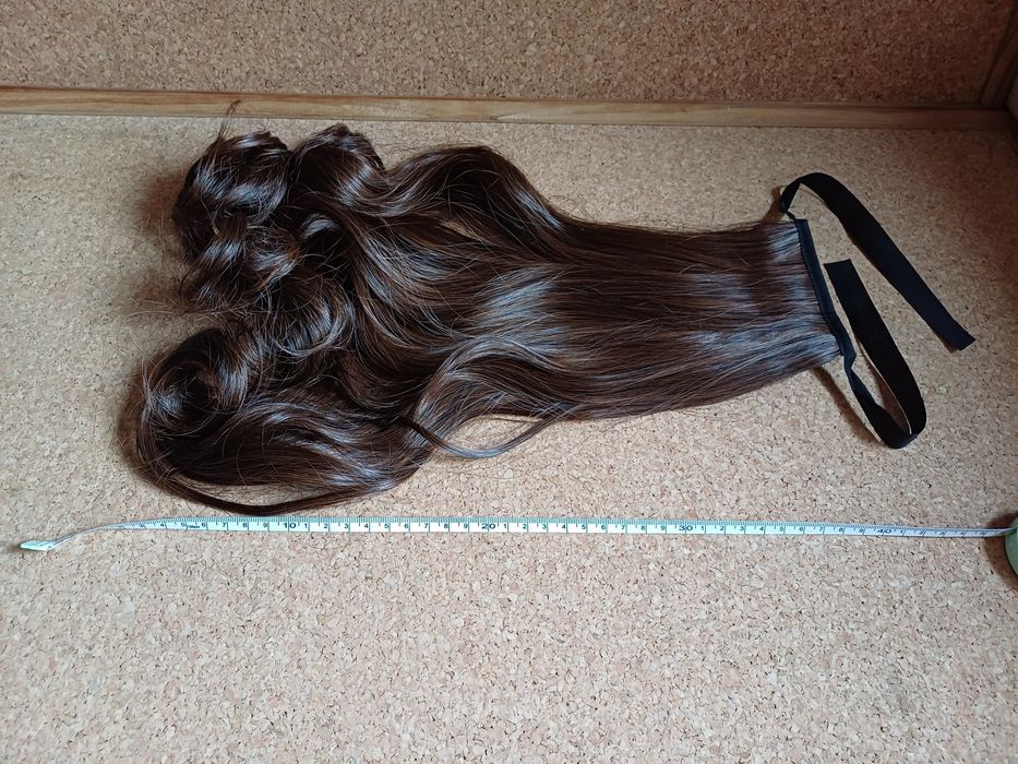 Extensão de cabelo comprido, rabo
de cavalo. Novo.