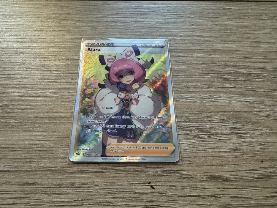 Karta Pokemon Klara jak nowa stan idealny