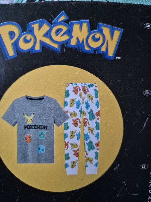 Pokemon nowa  piżama dziecięca 98/104