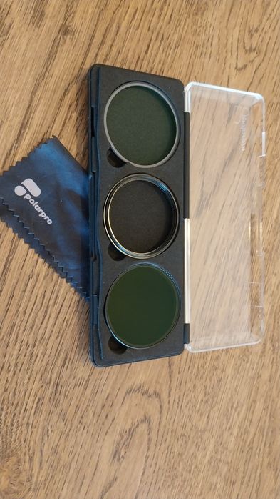 Filtro polarizador  e UV 46mm da Polarpro