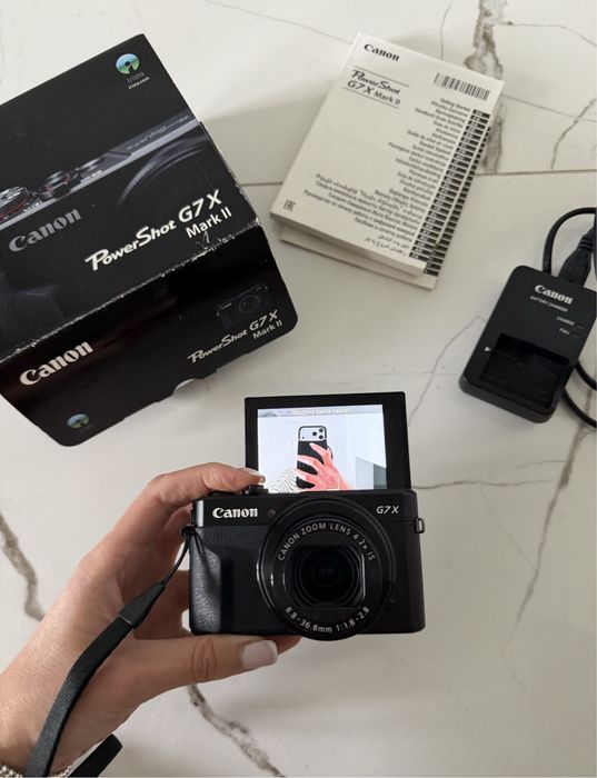 Canon Powershot G7 X Mark фотоапарати купити на OLX.ua