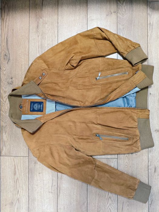 Westbury р. L 48 руда замшева коричнева куртка чоловіча осіння рижа