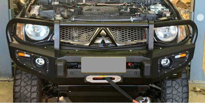 Бампер силовой на Mitsubishi L200 2006-2014 силовий бампер посилений мітсубісі л200