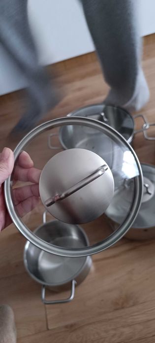 WMF Zestaw garnków Brillant - 9 elementów (matowe)