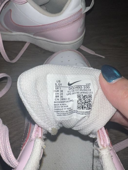 Кросівки Nike Court Borough Low 2 Se White/Pink DQ0492-100