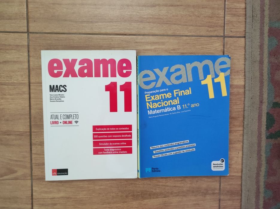 manuais e livros de exames