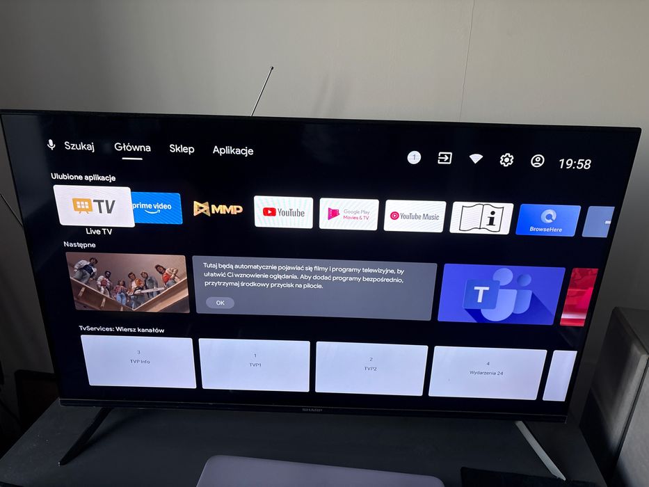 Smart TV sharp 40”