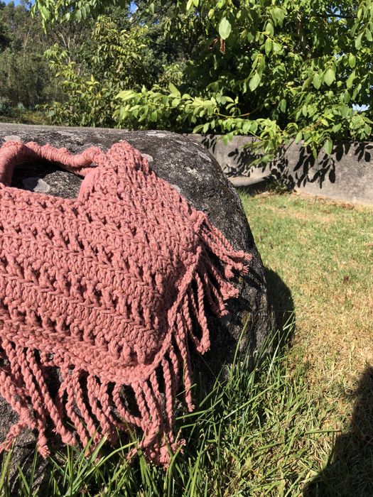 Bolsa handmade rosa
