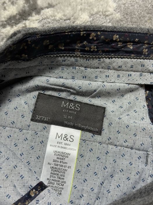 Marks & spencer брюки оригинал штаны 32/31 размер