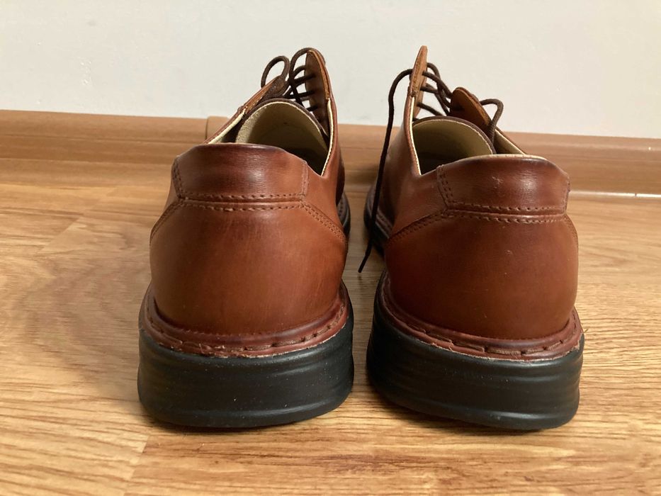 Buty męskie pantofle skóra 44 wkładka ok.28,5cm