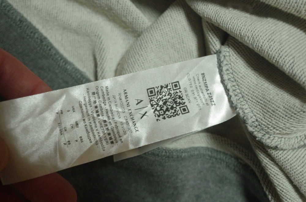 Світшот Armani Exchange Icon Period big logo оригінал стан нової речі