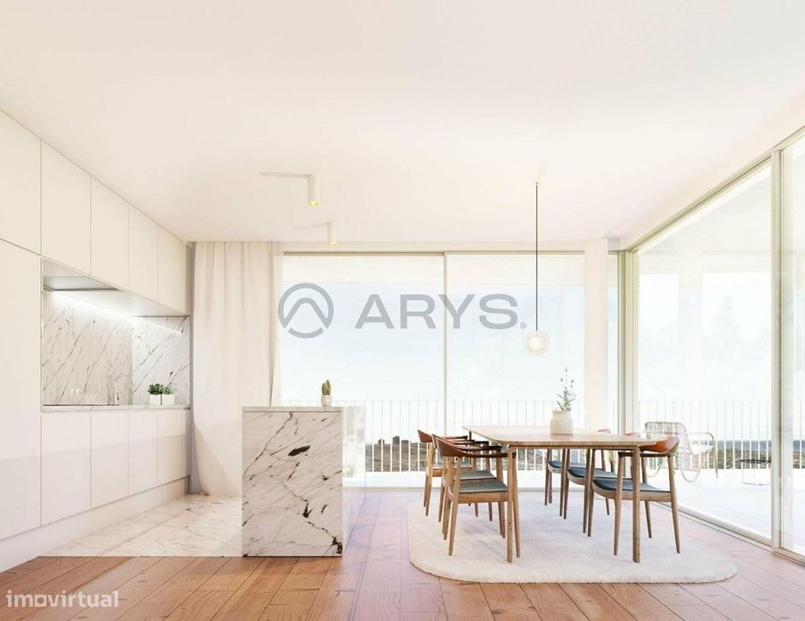 Apartamento T2 na Apúlia com varanda e vistas para o Mar