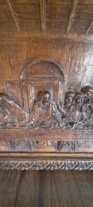 Płaskorzeźba  Ostatnia Wieczerza Vintage