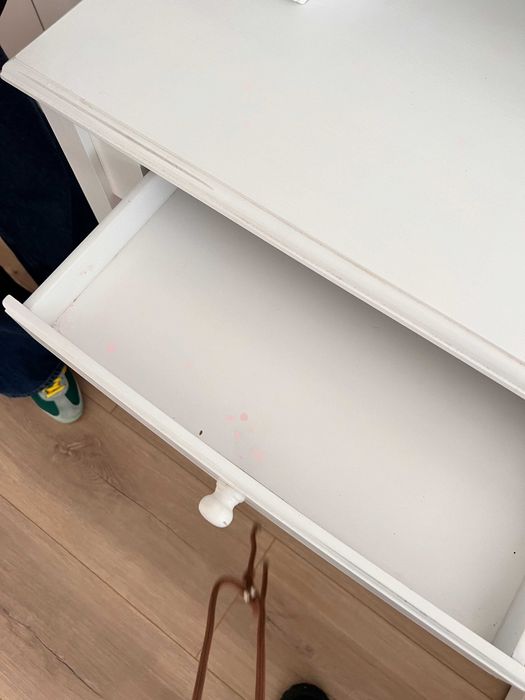 Toucador c/espelho, Mesa de maquilhagem branco, 100x50 cm