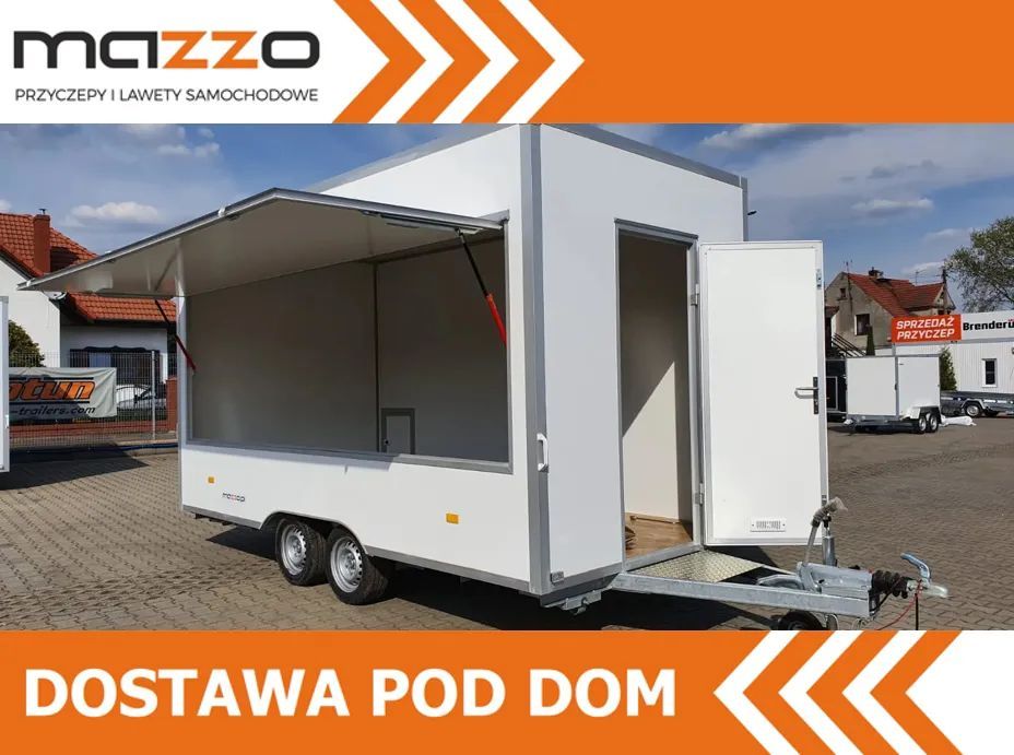Niewiadów H20421HT DOSTAWA Przyczepa gastronomiczna handlowa 420x203x230cm DMC 2000kg  H20421HT DOSTAWA Przyczepa gastronomiczna handlowa 420x203x230 DMC2000