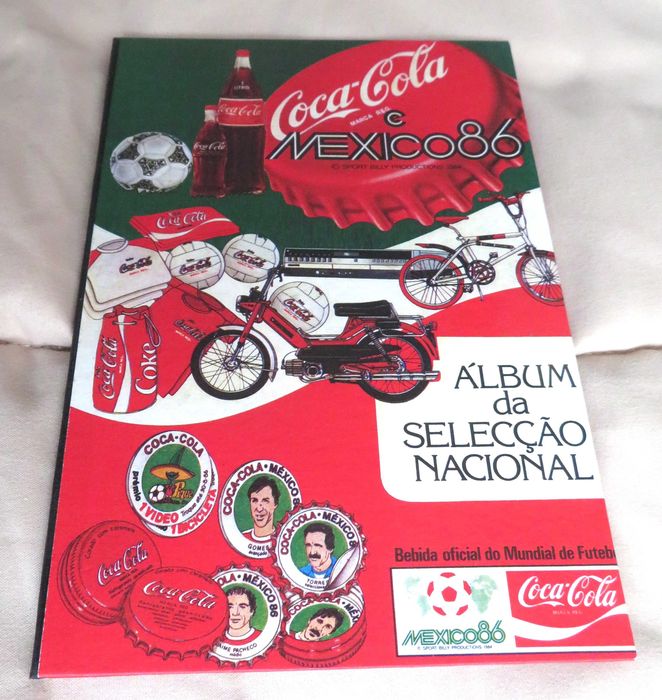 MÉXICO 86 - Caderneta com interior das caricas (RARA)