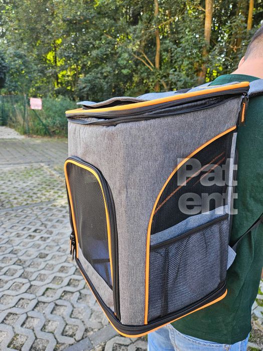 Plecak dla kota psa transporter duży rozkładany pojemny do zwierząt