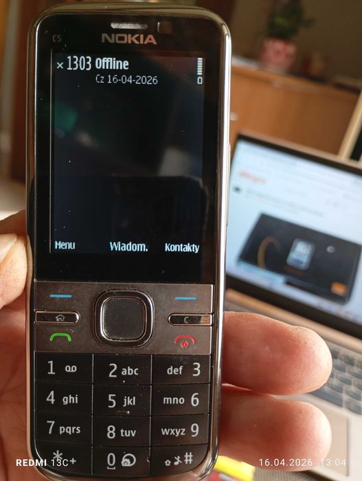 Nokia C5+ładowarka,usb,słuchawki,instrukcja Łódż