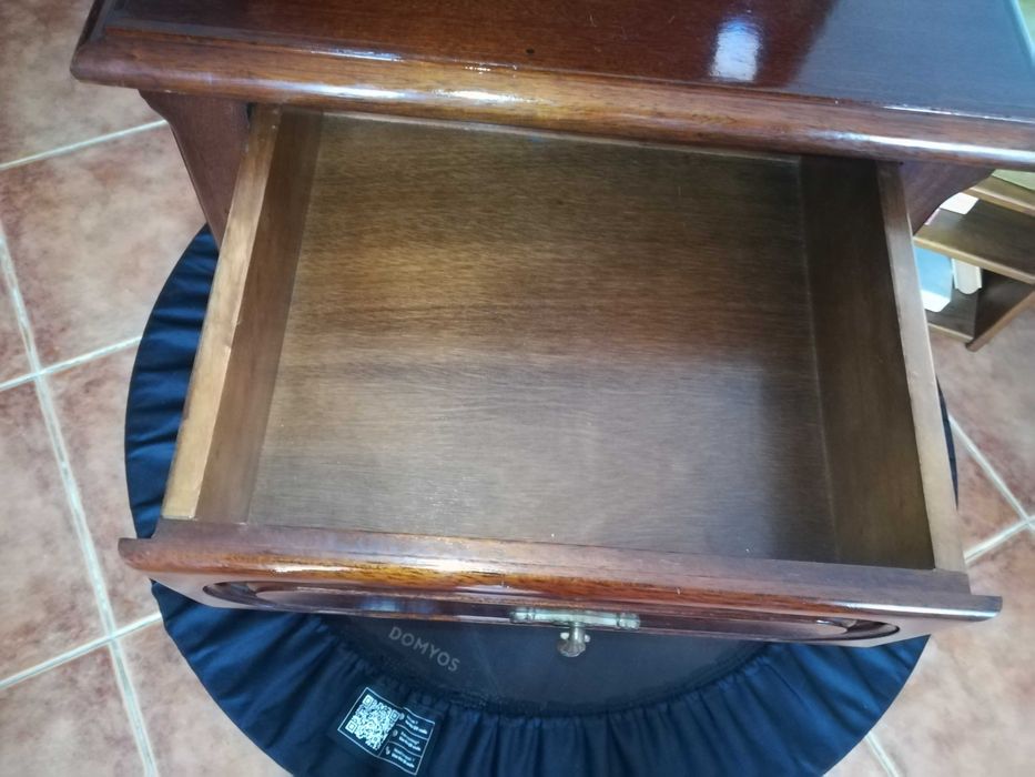 Mesinha de Cabeceira Madeira Castanho