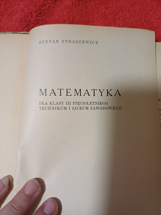 Matematyka Stefan Straszewicz