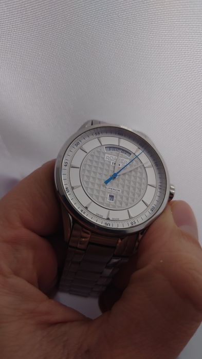 zegarek Roamer Superior 508293, średnica 42 mm, większa bransoleta