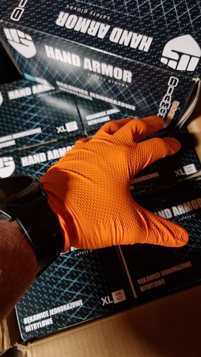 Rękawiczki nitrylowe grip 100szt