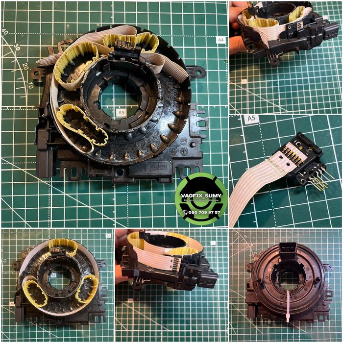 Ремонт шлейфа руля, Подрулевой блок 5K0953569,5Q0953569 VW/SKODA/AUDI