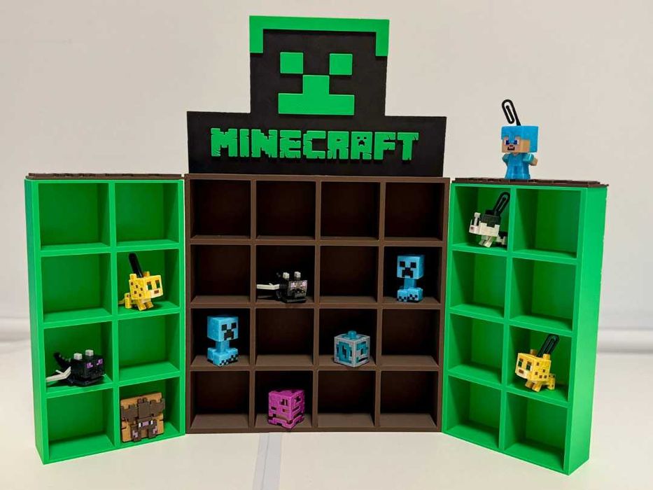 Полички Підставки Kinder Joy Minecraft Майнкрафт кіндер Будинок