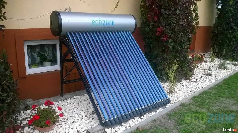 Kolektory słoneczne / Montaż kolektorów słonecznych c.w.u.
