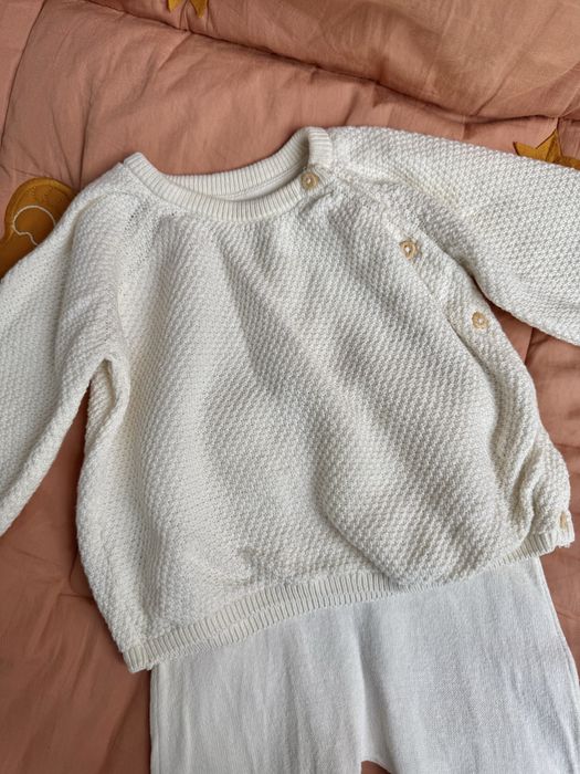 Вʼязаний костюм H&M 68 розмір 4-6 місяці