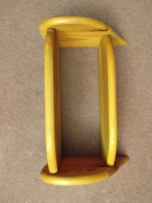 Półka z litego drewna 40 cm. Naturalne drewno sosnowe