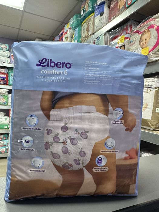 Підгузки памперси Libero comfort 6 р 28 шт та 40 шт . Пакунок Малюка