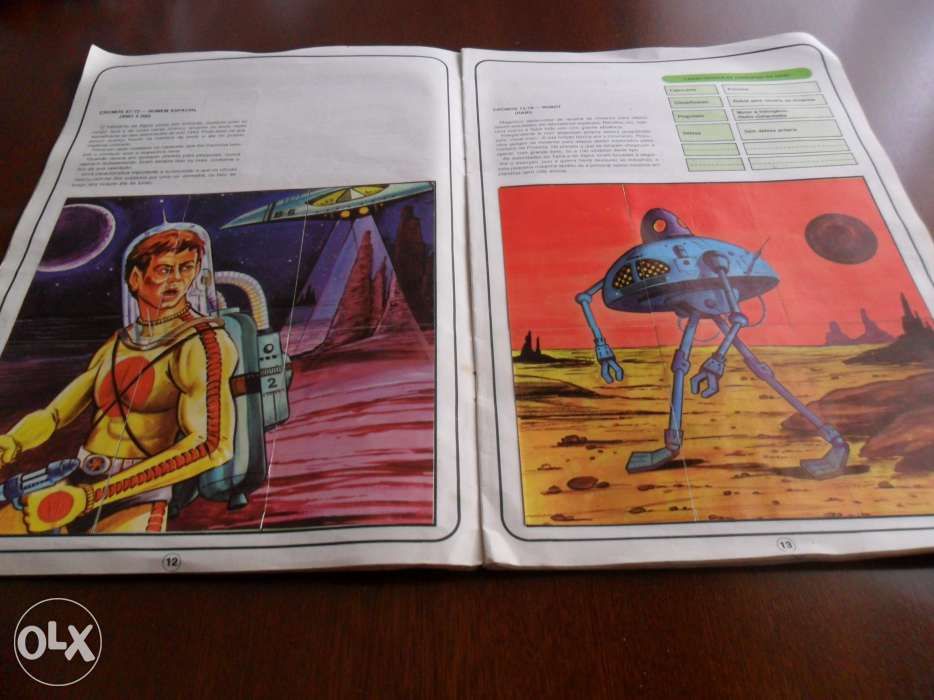 Caderneta Ag. Port. Revistas "Naves espaciais 2000 a 2050"