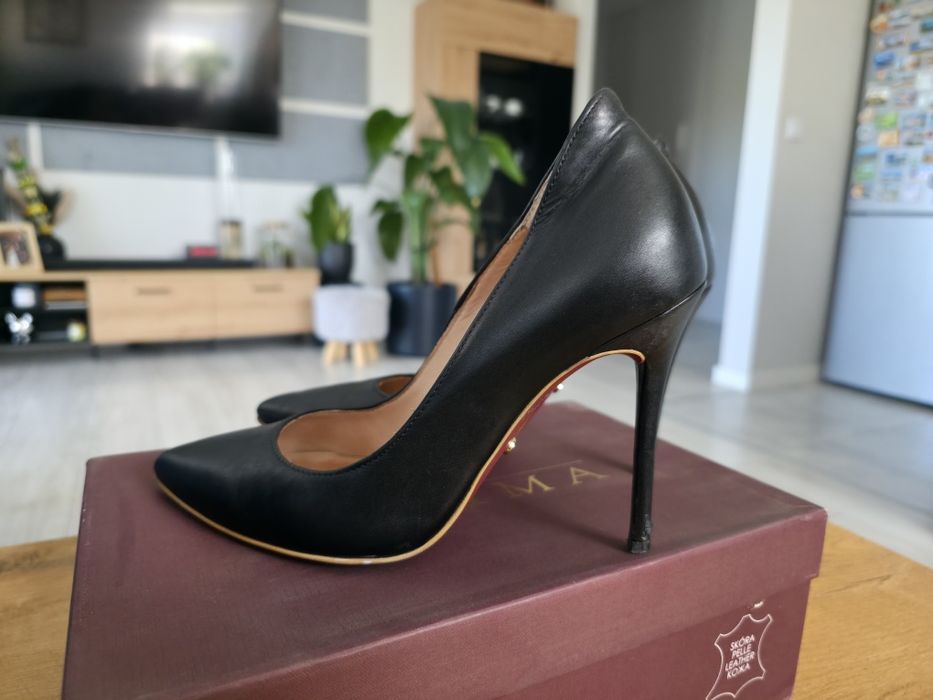 Szpilki Ryłko Estima skóra naturalna rozm. 37